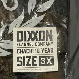 DIXXON CHACHI 10 YEAR FLANNEL MENS 3X